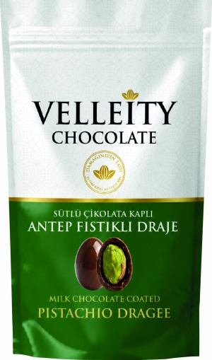 Sütlü Çikolata Kaplı Antep Fıstıklı Draje